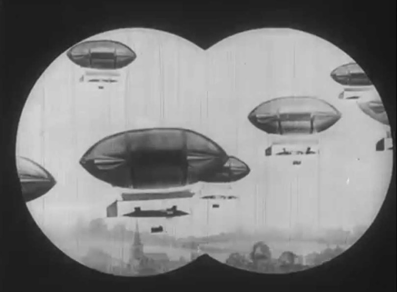La Guerra Aérea del Futuro (The Airship Destroyer, 1909) de Walter R ...